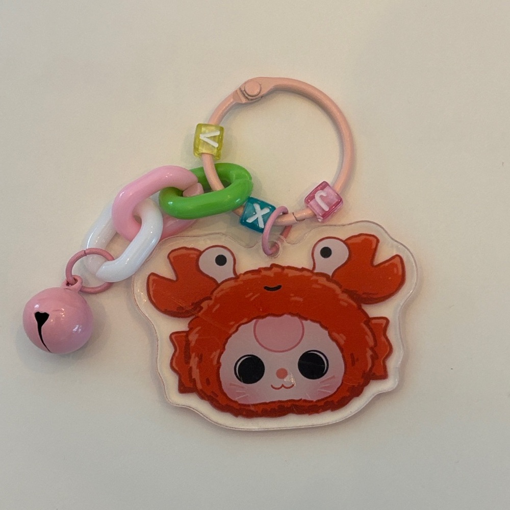 Baby Three - Crab Character Acrylic Keychain